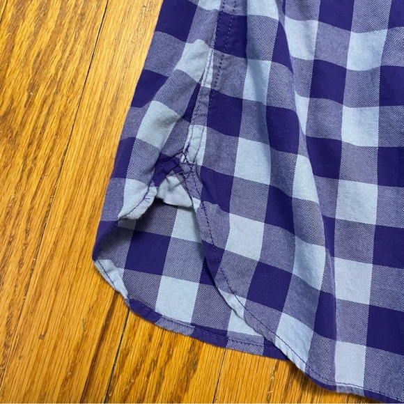 Purple Plaid Blouse - Picture 5 of 8